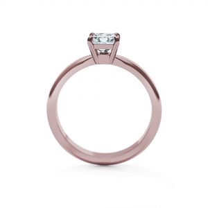 Princess cut diamond engagement ring - Photo 1