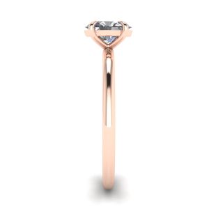 Classic Oval Diamond Solitaire Ring Rose Gold - Photo 2