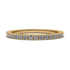 Classic Petite Diamond Eternity Ring in 18K Yellow Gold
