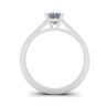 Princess Cut Diamond Ring in 18K White Gold, Image 2