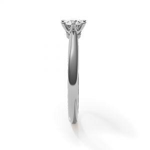 Crown diamond 6-prong engagement ring - Photo 2