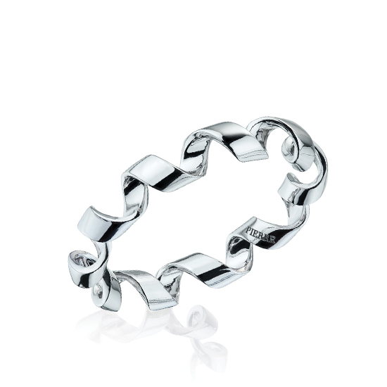 Ring in 18K White Gold - Ruban Collection, Image 1
