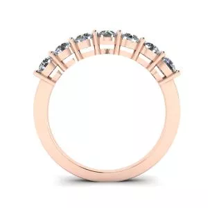Eternal Seven Stone Diamond Ring in 18K Rose Gold - Photo 1