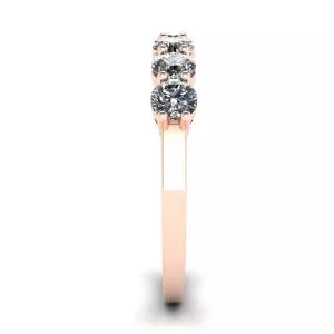 Eternal Seven Stone Diamond Ring in 18K Rose Gold - Photo 2
