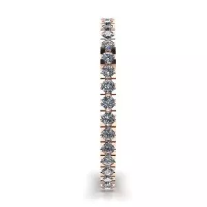 Classic Petite Diamond Eternity Ring in 18K Rose Gold - Photo 2