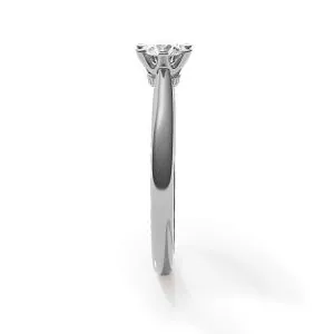 Crown diamond 6-prong engagement ring - Photo 2