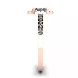 Oval Diamond Ring Rose Gold - Photo 2