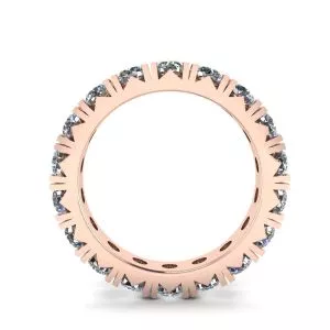 3 carat Eternity Diamond Band in 18K Rose Gold - Photo 1