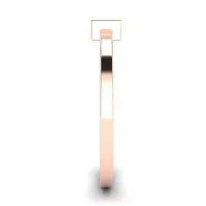 Princess Diamond Small Ring La Promesse Rose Gold - Photo 2