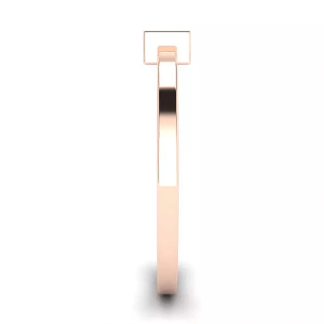 Princess Diamond Small Ring La Promesse Rose Gold - Photo 2