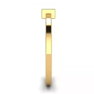 Princess Diamond Small Ring La Promesse Yellow Gold - Photo 2