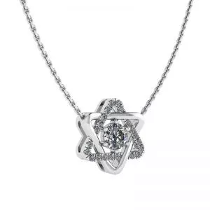 Diamond David Star Pendant - Photo 1