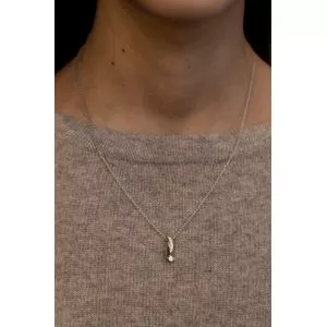 Pendant with 3 mm Diamond - Ruban Collection - Photo 3